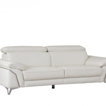727-WHITE-S White Sofa