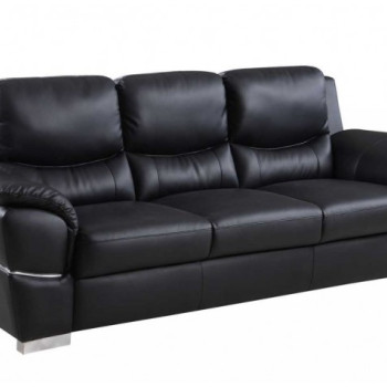 4572-BLACK-S Black Sofa