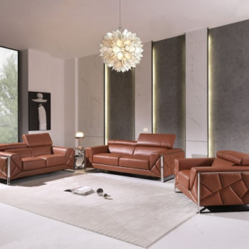 903-CAMEL-3PC Camel Sofa Set