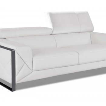 903-WHITE-S White Sofa 