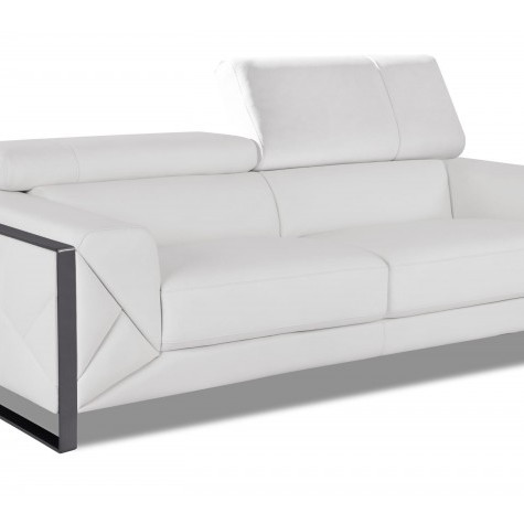 903-WHITE-S White Sofa 