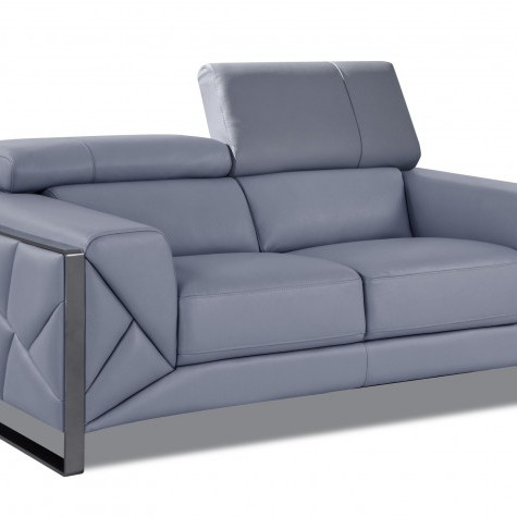 903-LIGHT_BLUE-L Light Blue Loveseat 