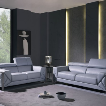 903-LIGHT_BLUE-2PC Light Blue Sofa Love