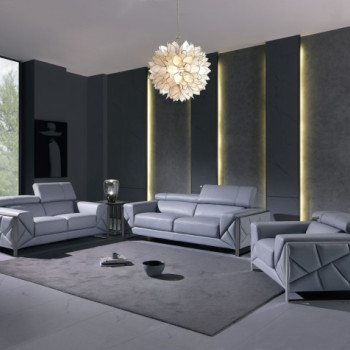 903-LIGHT_BLUE-3PC Light Blue Sofa Set