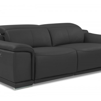 9762-DARK_GRAY-S Dark Gray Power Reclining Sofa 