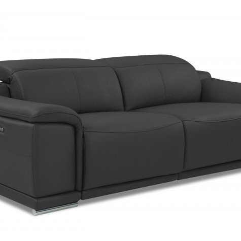 9762-DARK_GRAY-S Dark Gray Power Reclining Sofa 
