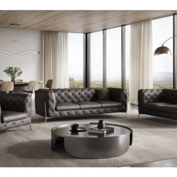 970-BROWN-S-L-CH 3PC SETS SOFA + LOVESEAT + CHAIR