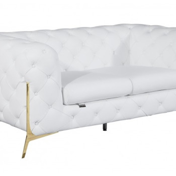 970-WHITE-L LOVESEAT