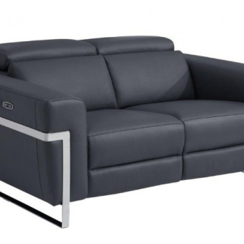 990-DK-GRAY-L Power Reclining Loveseat