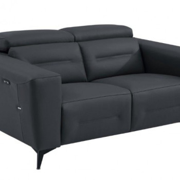 989-DK-GRAY-L Power Reclining Loveseat