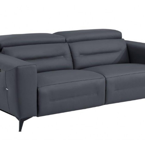 989-DK-GRAY-S Power Reclining Sofa