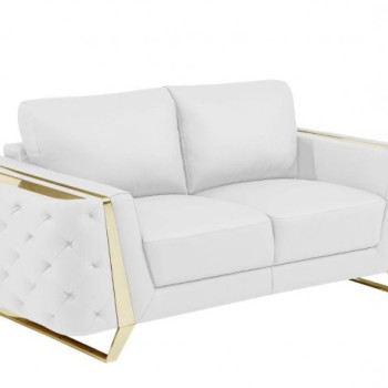 1050-WHITE-L LOVESEAT