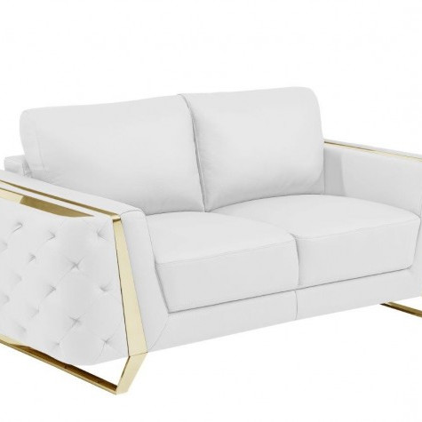 1050-WHITE-L LOVESEAT