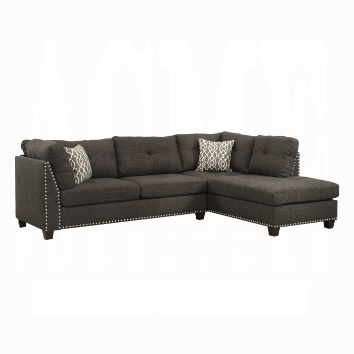 54375 Laurissa Sectional Sofa & Ottoman W/2 Pillows
