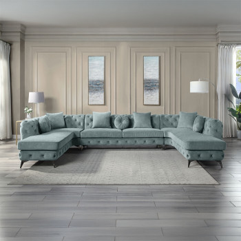 LV01161 Zerah Sectional Sofa W/7 Pillows