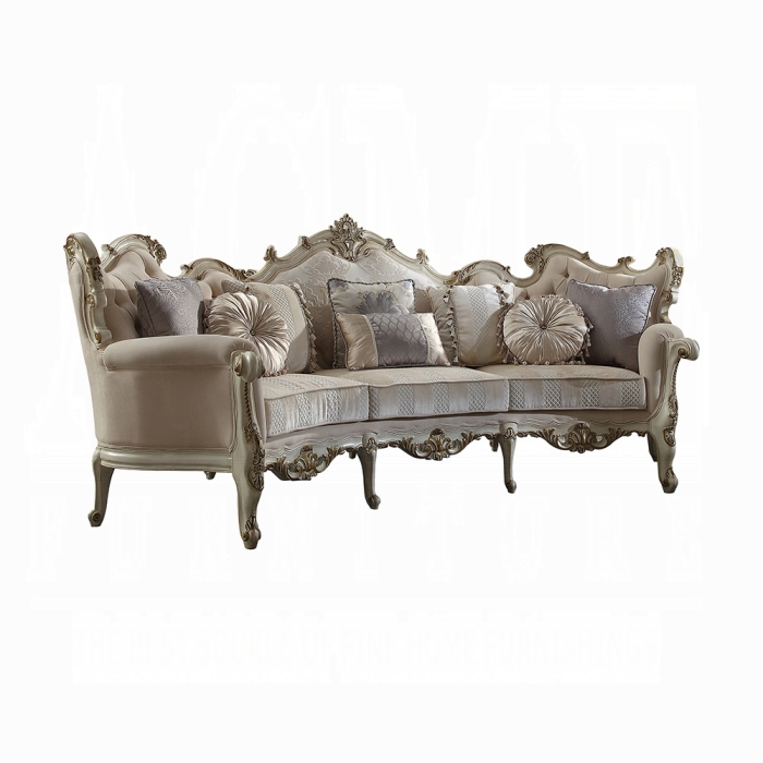 56880 Picardy Sofa W/8 Pillows