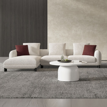 LV04280 Mardi Sectional Sofa w/6 Pillows