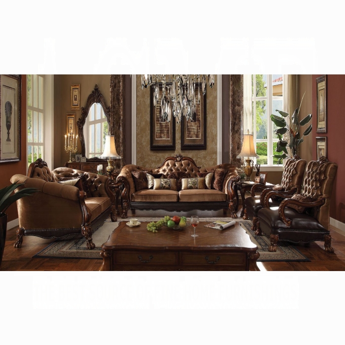 52095-3PC 3PC SETS Dresden Sofa W/7 Pillows + Loveseat + Chair
