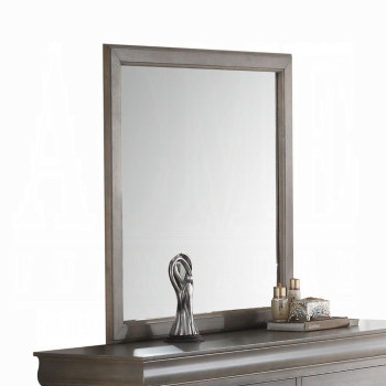 25504 Louis Philippe III Gray Mirror