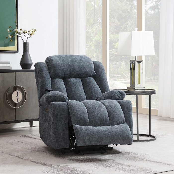 LV02996A Omarion Power Recliner w/Lift, Heating & Massage