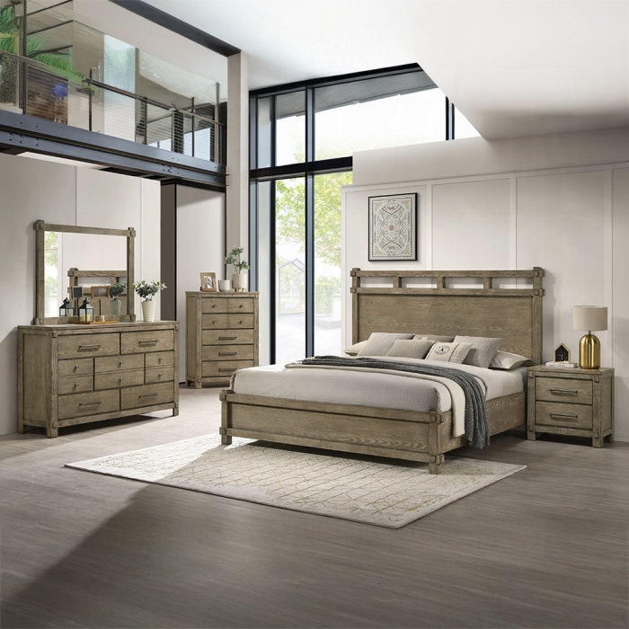 BD05291EK-4PC 4PC SETS Colton EK Bed