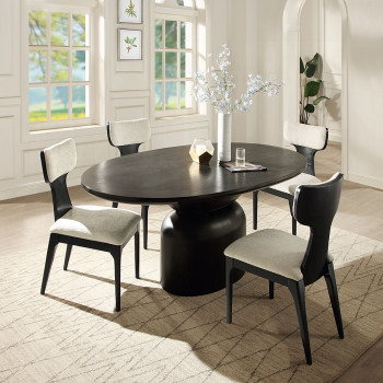 DN04065-5PC1 5PC SETS Marioly Dining Table + 4 Side Chair