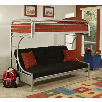 02093SI Eclipse Twin XL/Queen Futon Bunk Bed