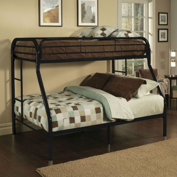 02052BK Tritan Twin XL/Queen Bunk Bed