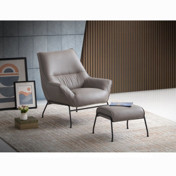 AC02385 Jabel Accent Chair & Ottoman