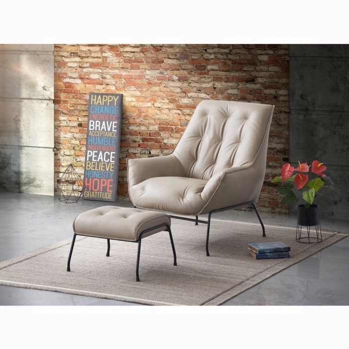 AC02381 Zusa Accent Chair & Ottoman