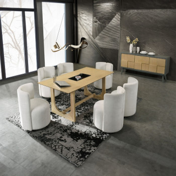 DN02865-7PC 7PC SETS Blayde Dining Table + 6 Side Chairs