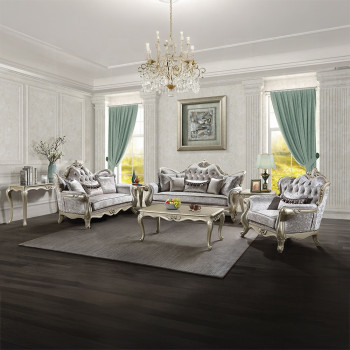 LV03820-2PC 2PC SETS Libertee Chair w/Pillow + Loveseat