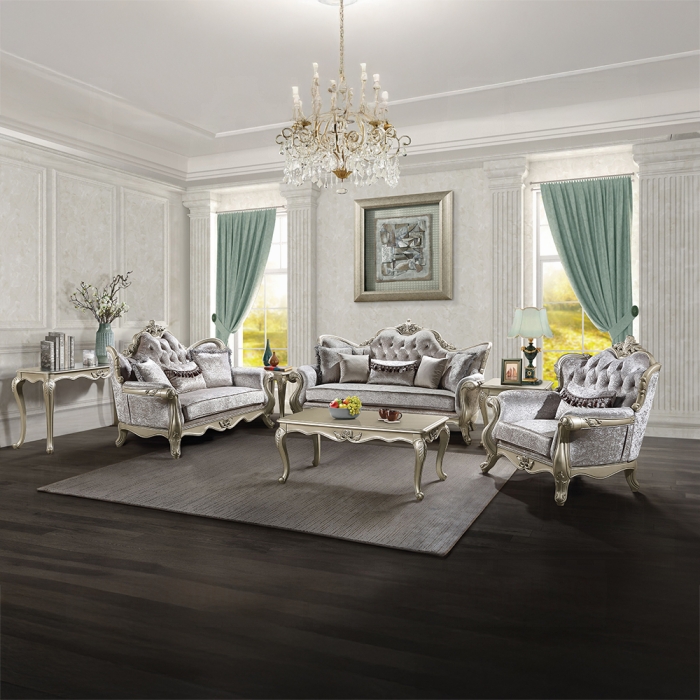 LV03825-3PC 3PC SETS Libertee Coffee Table + End Table +  Sofa Table