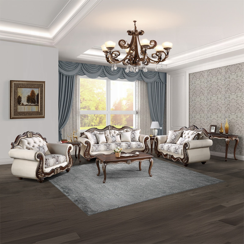 LV03830-3PC 3PC SETS Pierce Sofa w/5 Pillows + Loveseat + Chair