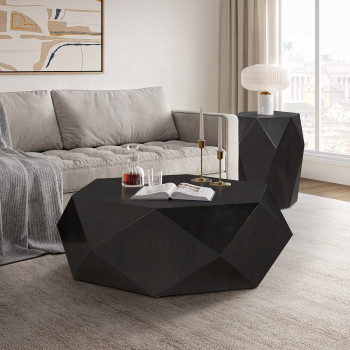 LV02775-2PC 2PC SETS Hanniel COFFEE TABLE + END TABLE