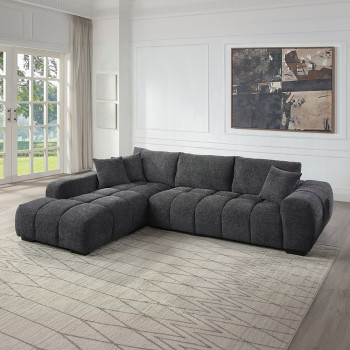 LV02720 Chosen Sectional Sofa w/3 Pillows