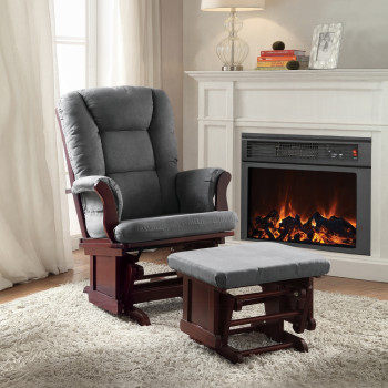 59338 Adeliza Glider Chair & Ottoman