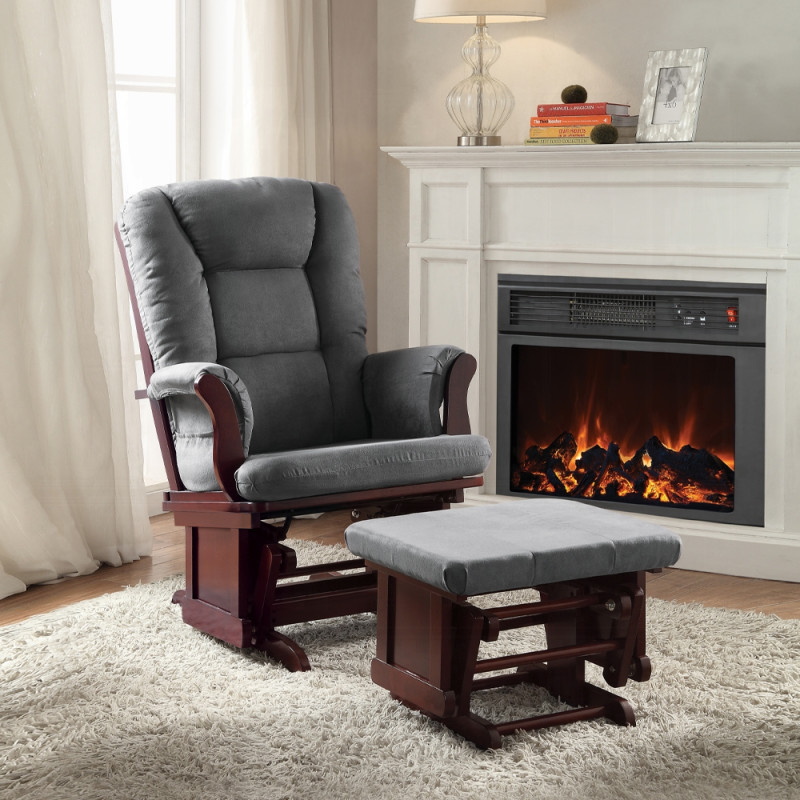 59338 Adeliza Glider Chair & Ottoman