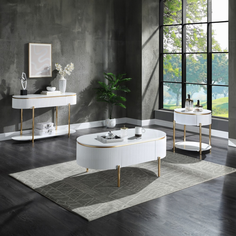 LV02464-3PK 3PC SETS Daveigh Coffee Table + End Table + Sofa Table