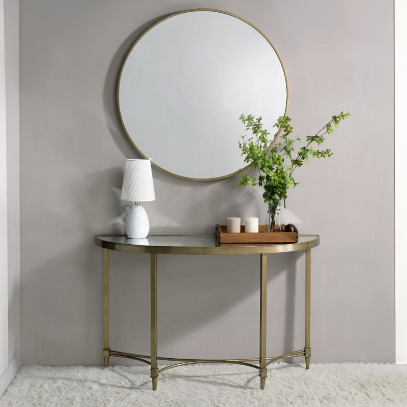 AC02737 Aditya Console Table W/Mirror