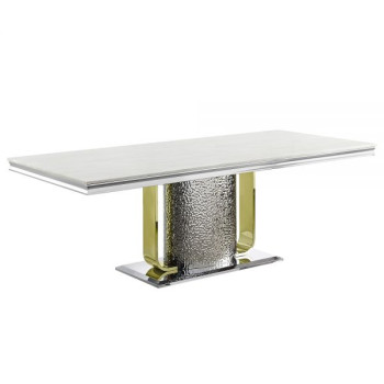 DN01952 Fadri Dining Table W/Engineering Stone Top & Pedestal Base