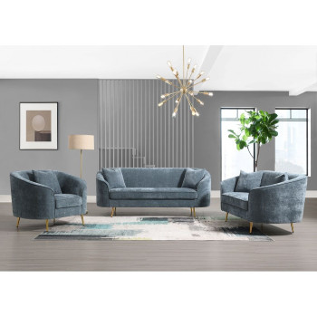 LV01920-2PC 2PC SETS Nakendra Sofa W/2 Pillows + Loveseat