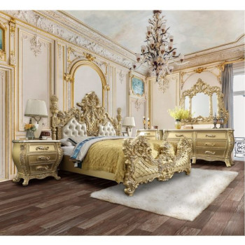 BD01463EK-4PC 4PC SETS Cabriole Eastern King Bed