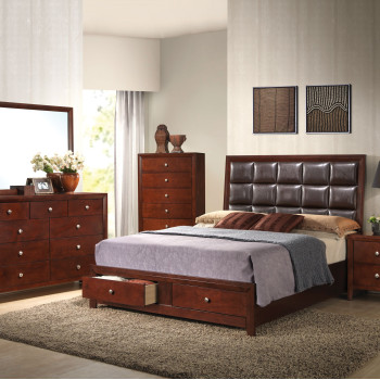 24590Q-4PC 4PC SETS Ilana Queen Bed
