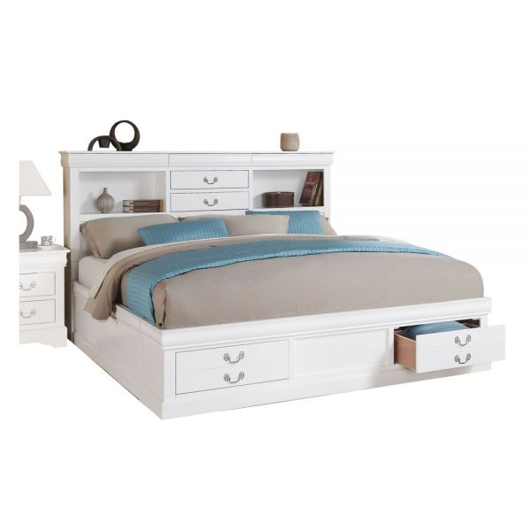 24490Q Louis Philippe III Queen Bed