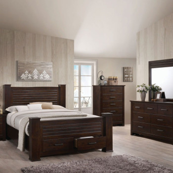 23370Q-4PC 4PC SETS Panang Queen Bed