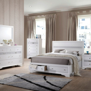 25770Q-4PC 4PC SETS Naima Queen Bed