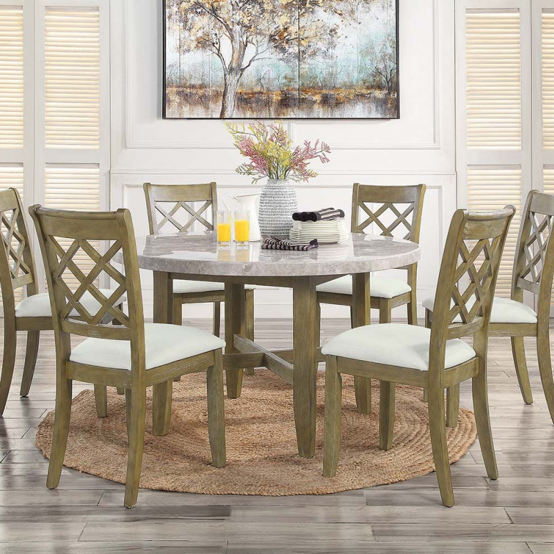 DN01449-7PC 7PC SETS Karsen Dining Table