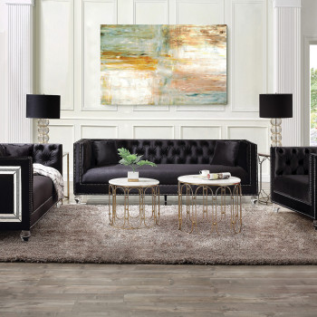 LV01403-2PC 2PC SETS Heibero Sofa + Loveseat