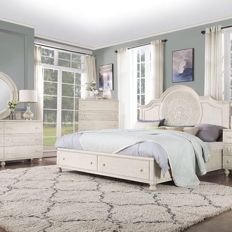 BD00695Q-5PC 5PC SETS Roselyne Queen Bed